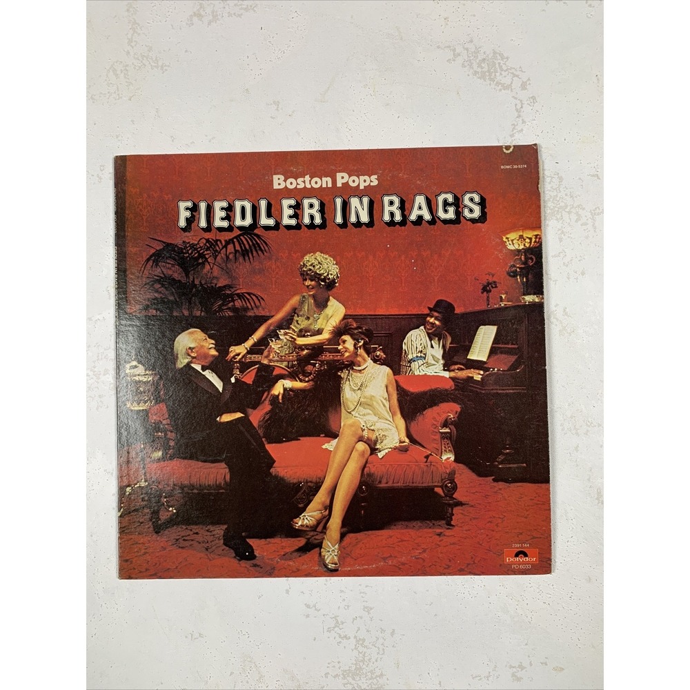 Arthur Fiedler - Boston Pops "Fiedler in Rags" LP Vinyl (1973) Polydor PD 6033